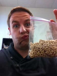 Cheerios with a side of Duckface