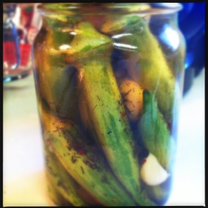 pickled okra